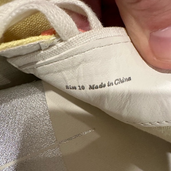 Woman’s Miya Dolce Vita Multi Colored Canvas Sneakers with Side Zipper - Picture 8 of 10